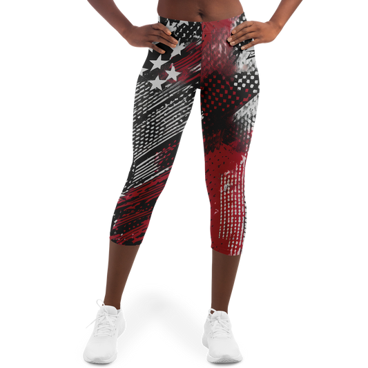 Jackson | Women's Capri Leggings - BullyTrend