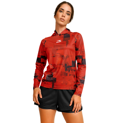 Moab | Women's Long Sleeve Hooded Performance Shirt - BullyTrend