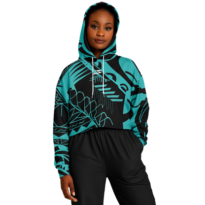 Bozeman | Women's Athletic Crop  Hoodie