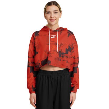 Moab | Women's Athletic crop Hoodie - BullyTrend