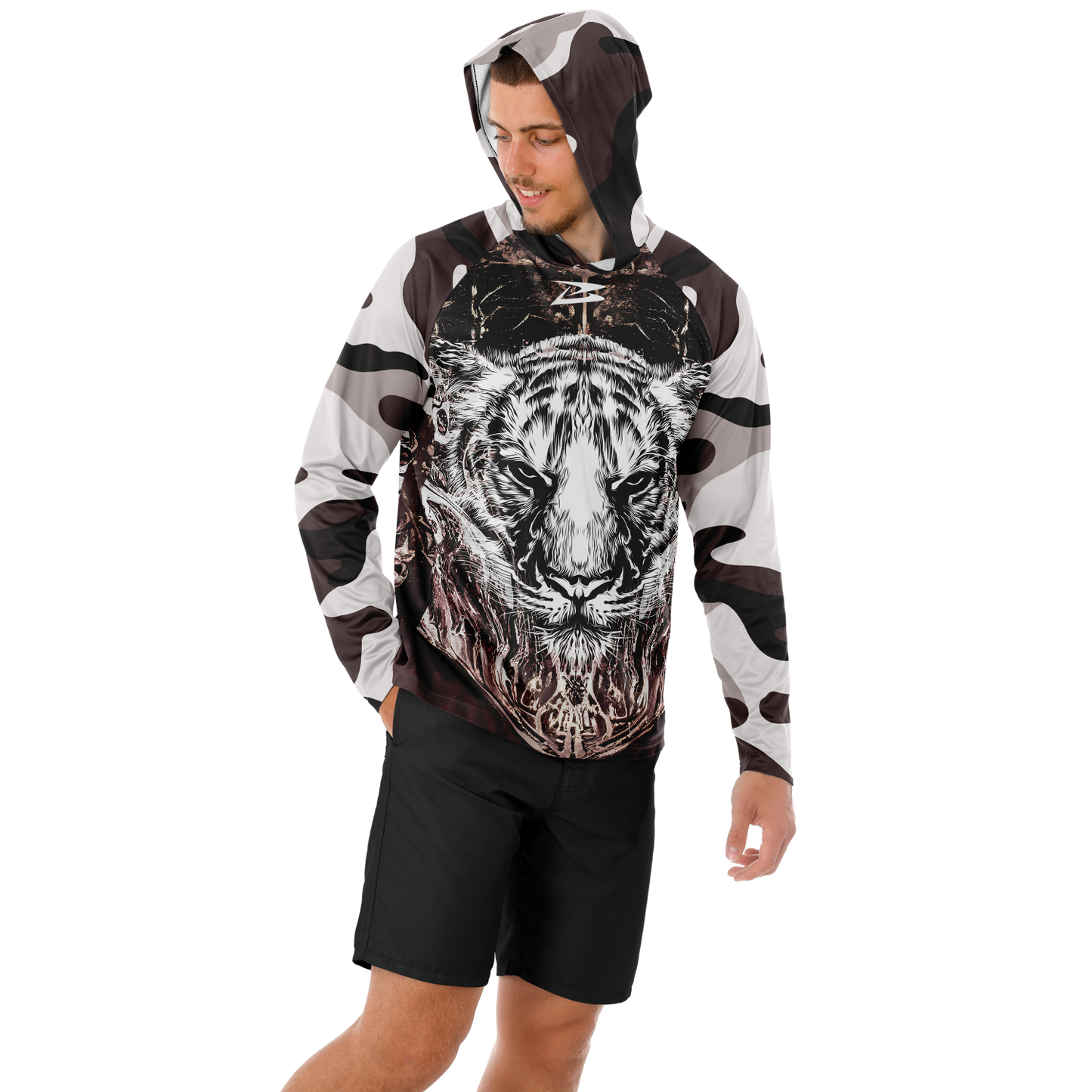 Scranton | Men's Long Sleeve Hooded Performance Shirt - BullyTrend