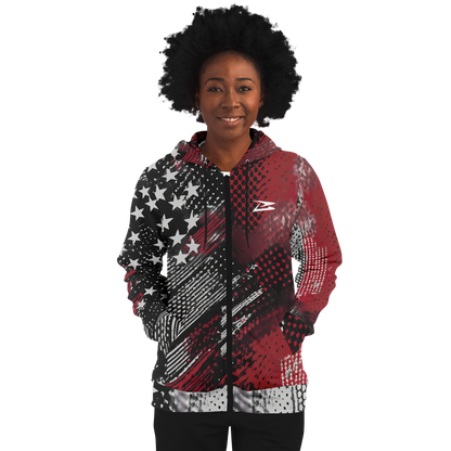 Jackson | Women's Athletic Zip-Up Hoodie - BullyTrend