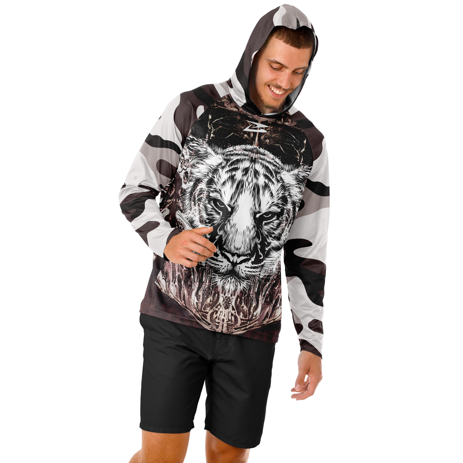 Scranton | Men's Long Sleeve Hooded Performance Shirt - BullyTrend