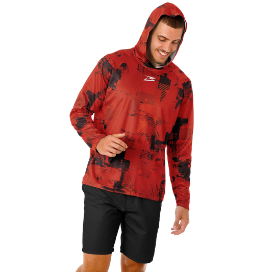 Moab | Men's Long Sleeve Hooded Performance Shirt - BullyTrend