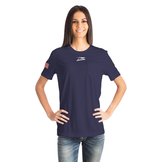 BullyPro | Women's Pocket T-shirt |Midnight Navy - BullyTrend