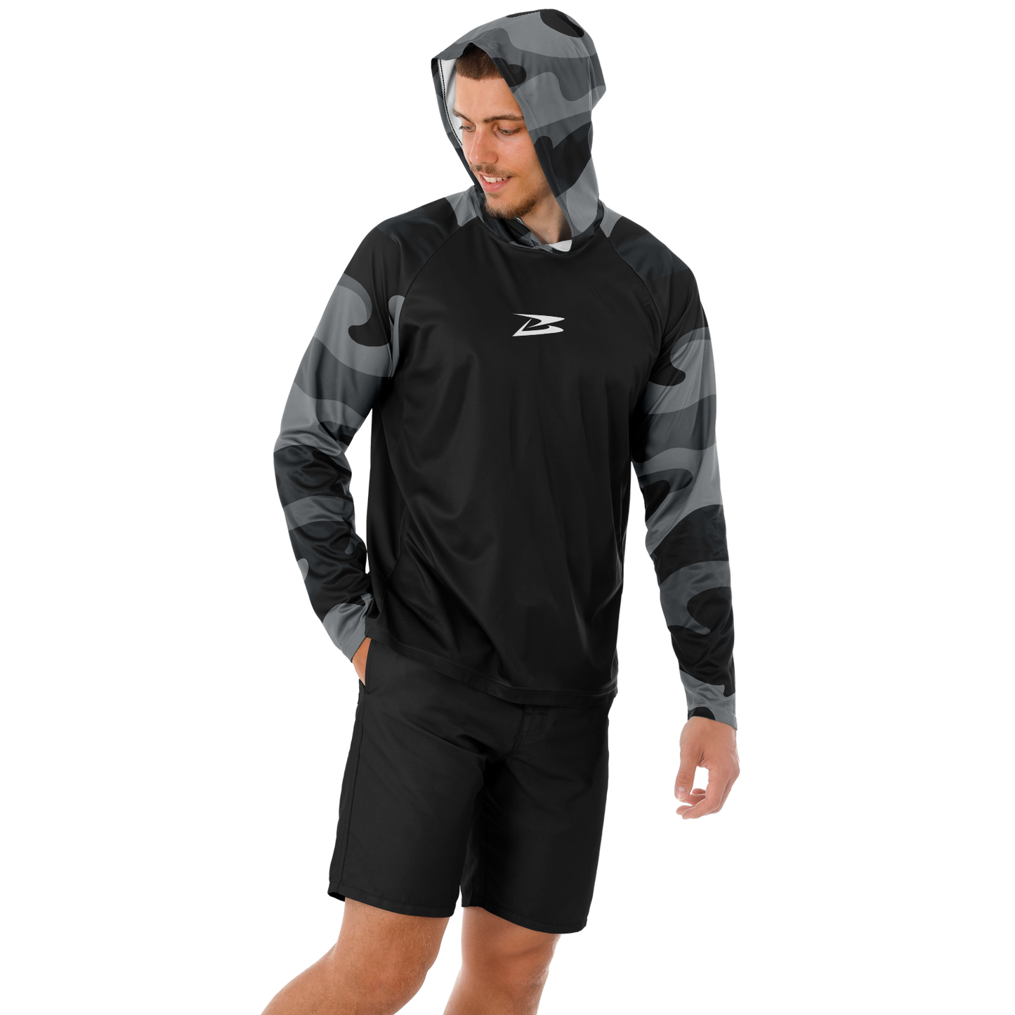 Boulder | Men's Long Sleeve Hooded Performance Shirt - BullyTrend