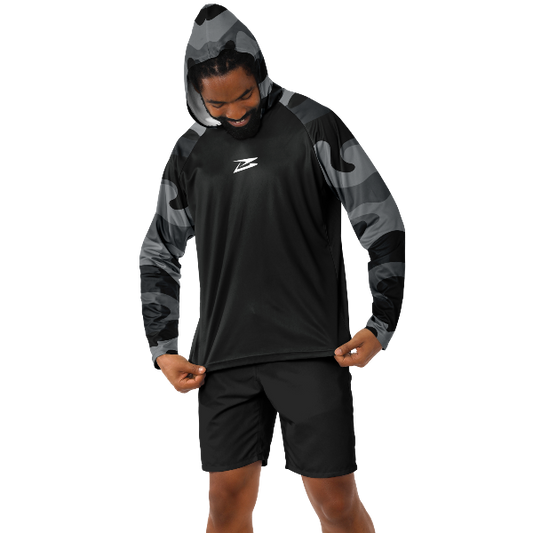 Boulder | Men's Long Sleeve Hooded Performance Shirt - BullyTrend