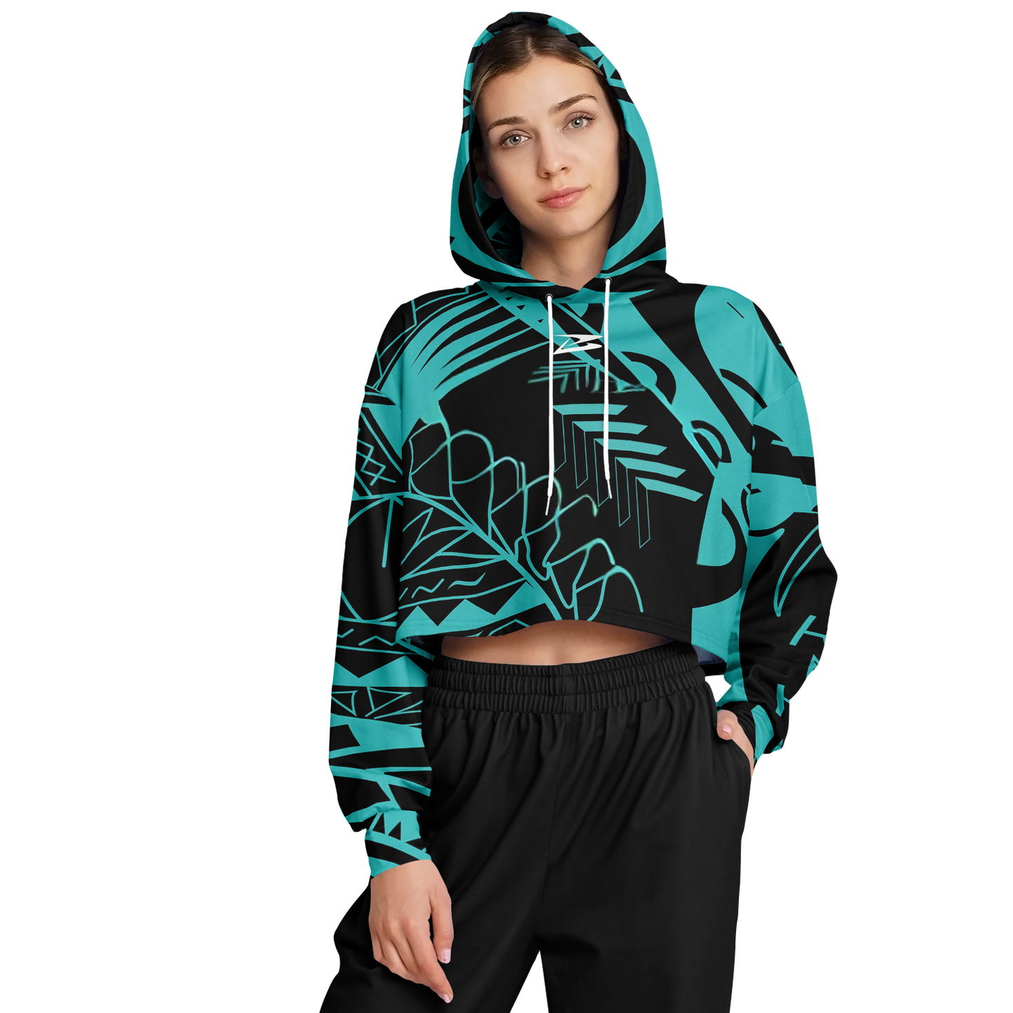 Bozeman | Women's Athletic Crop  Hoodie