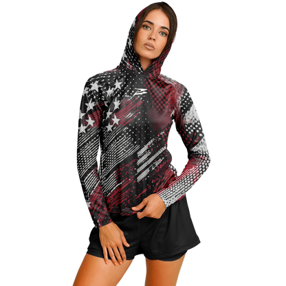 Jackson | Women's Long Sleeve Hooded Performance Shirt - BullyTrend