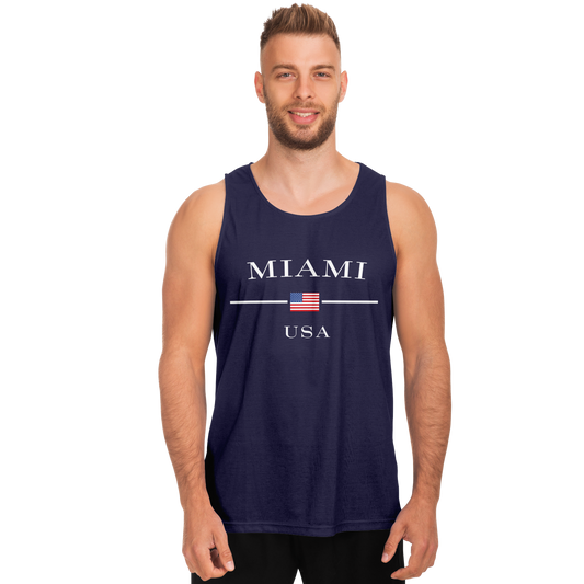 Miami-USA | Men's Unisex Tank Top - BullyTrend