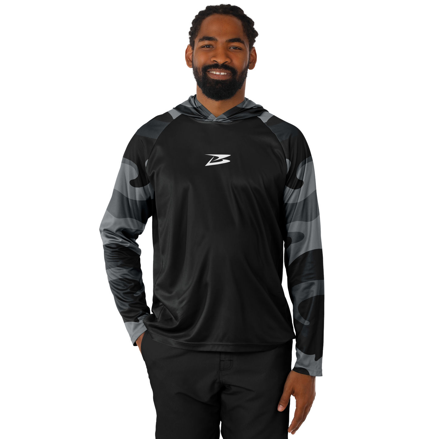 Boulder | Men's Long Sleeve Hooded Performance Shirt - BullyTrend