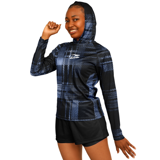 Corvallis | Women's Long Sleeve Hooded Performance Shirt - BullyTrend