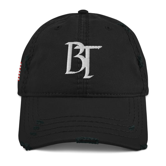 BT | American Flag | Embroidery | Distressed Dad Hat - BullyTrend