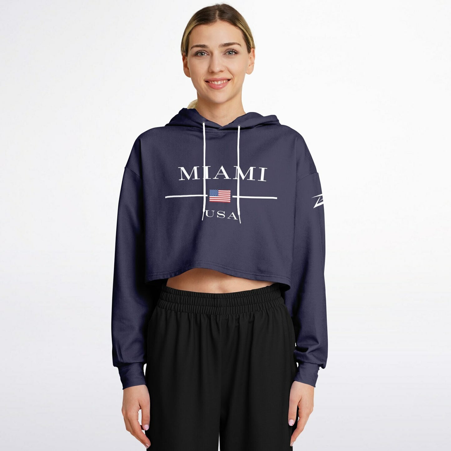 Miami | Women's Athletic crop Hoodie - BullyTrend