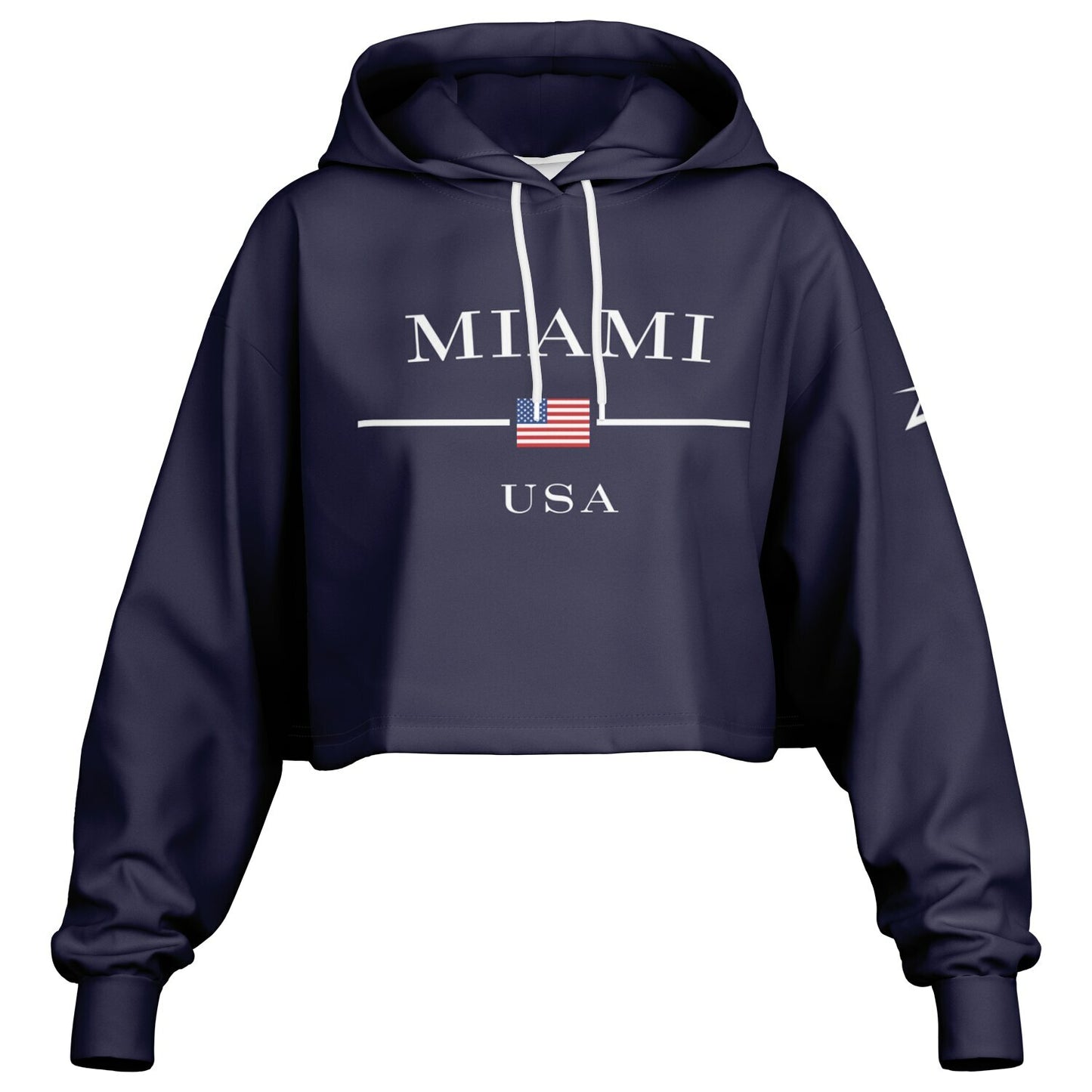 Miami | Women's Athletic crop Hoodie - BullyTrend