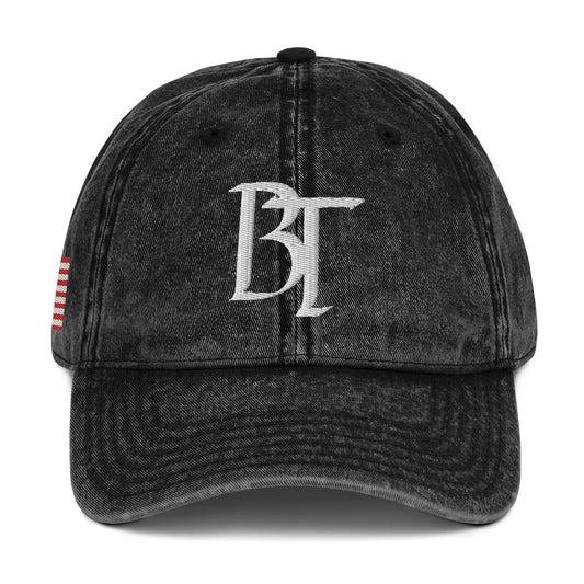 BT | American Flag | Embroidery | Vintage Cotton Twill Cap - BullyTrend